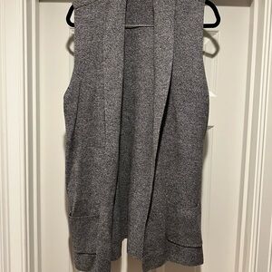 Talbots Charcoal Knit Vest